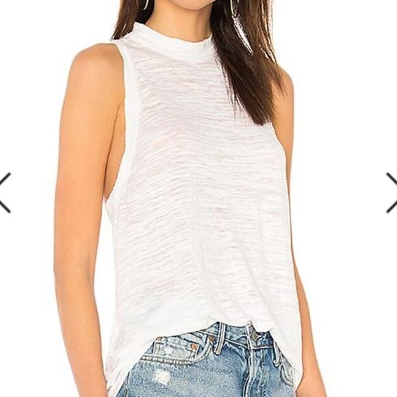 Free people we the free brisbane tank in white, xs - Picture 10 of 13
